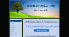 Desktop Screenshot of donahuefuneral.com